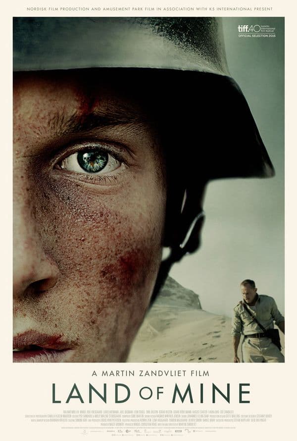 Cartell de Land of mine: Sota la sorra