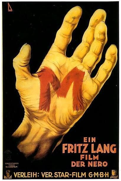 Cartell de M, el vampiro de Düsseldorf